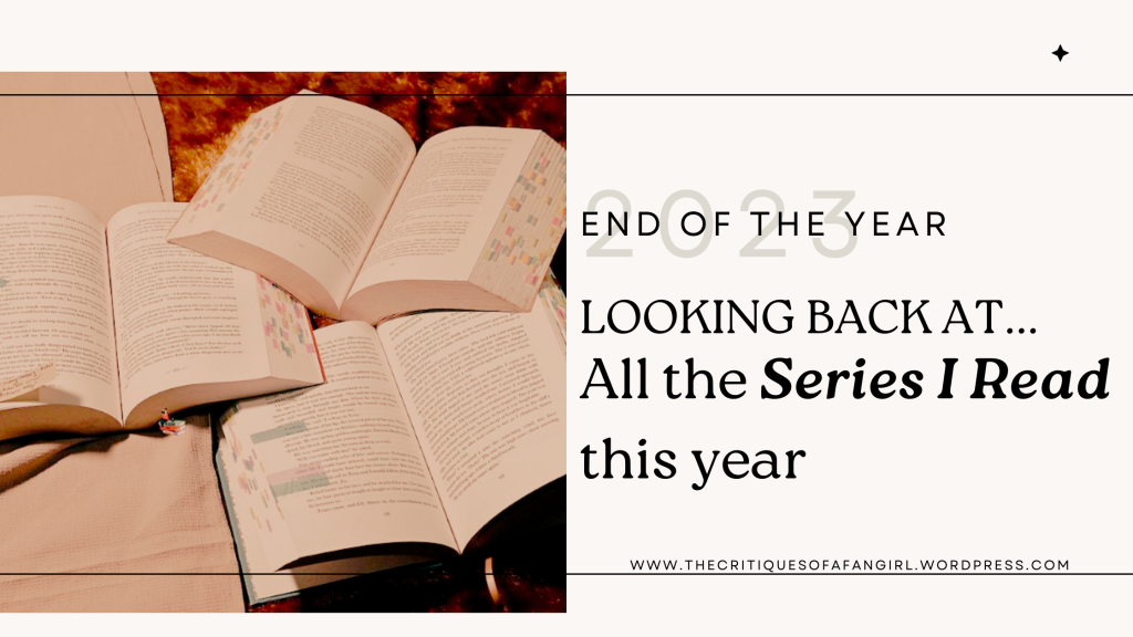 All the Series I Read in 2023 // End of the Year 2023 – Day 2