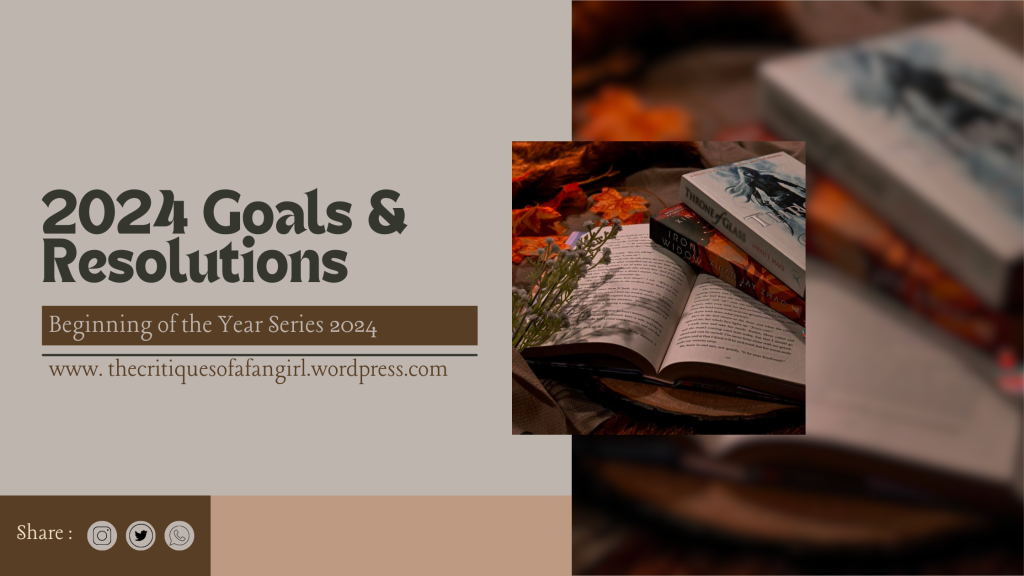 2024 Goals and Resolutions // Beginning of the Year 2024 – Day 2
