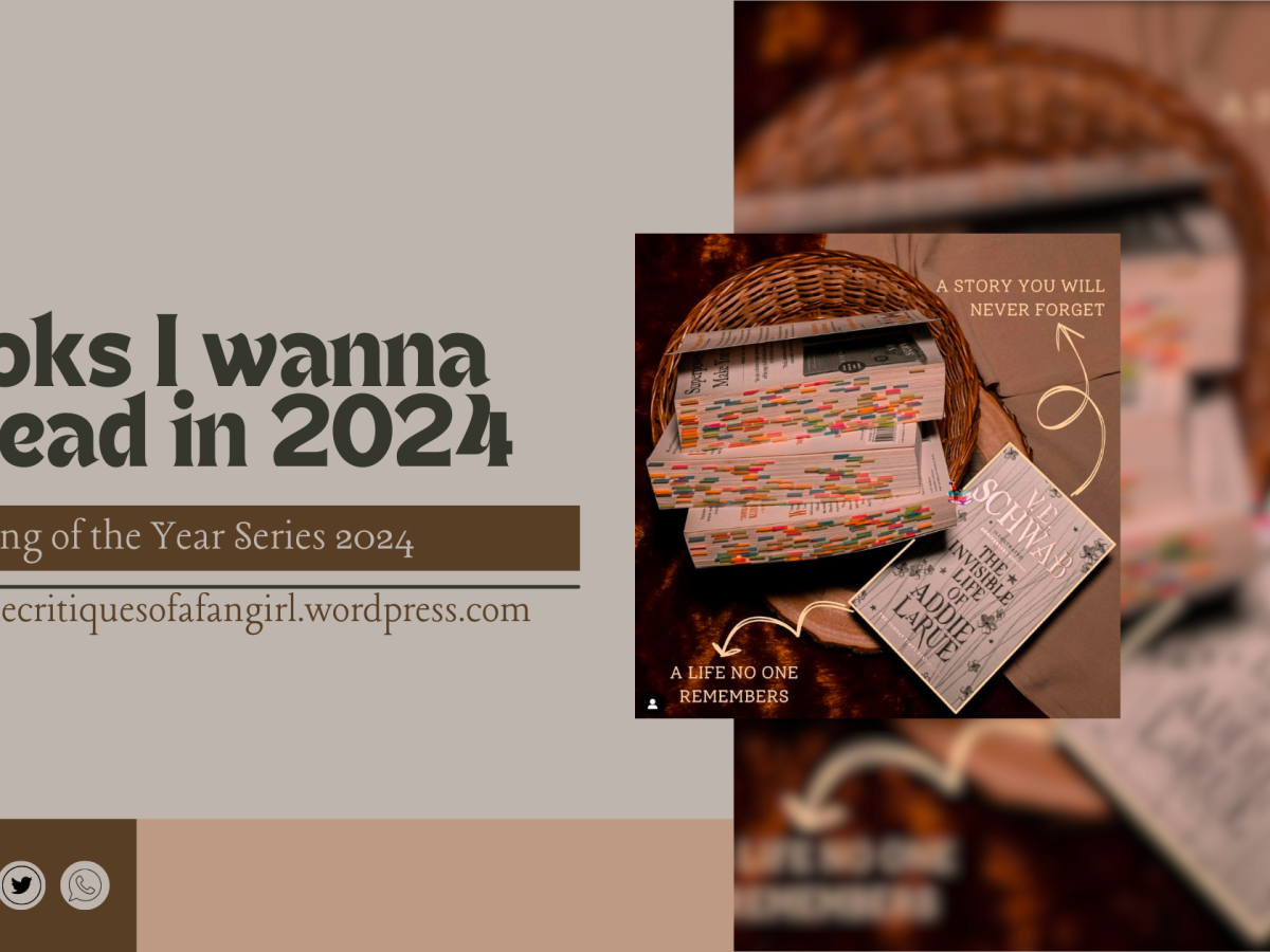 Books I wanna reread in 2024 //  Beginning of the Year 2024 – Day 8